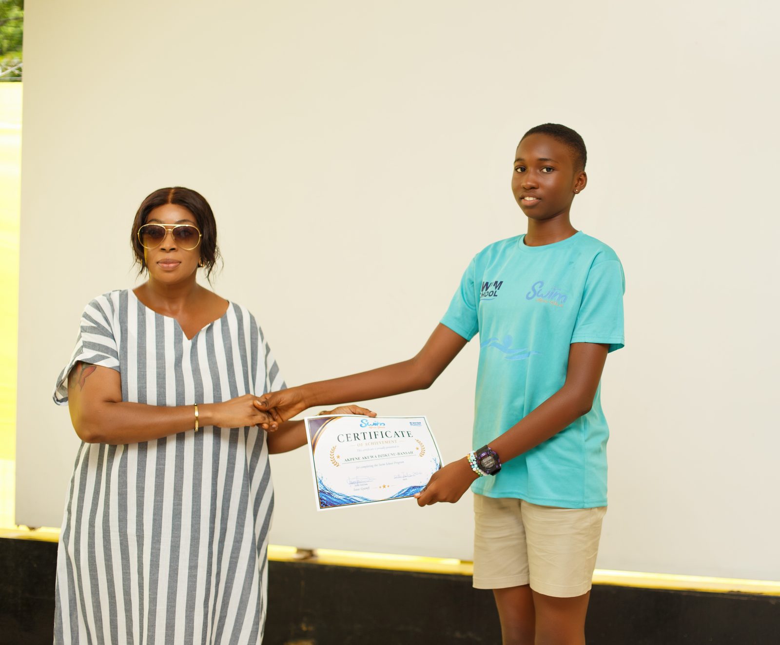 Swim School graduation photo 6
