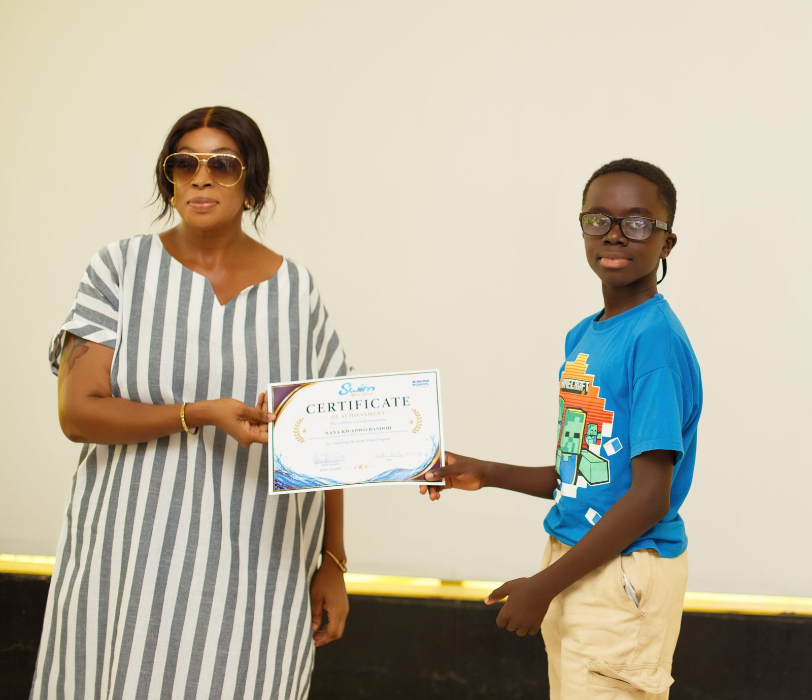 Swim School graduation photo 7